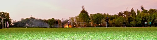 Abendliches Fußballspiel - Reque