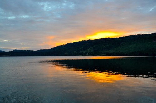 Sonnenuntergang - Laguna Azul - Sauce 